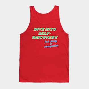 Dive Into  Self-Discovery Tank Top